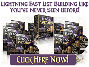 Solo Ad Wizard super fast list building