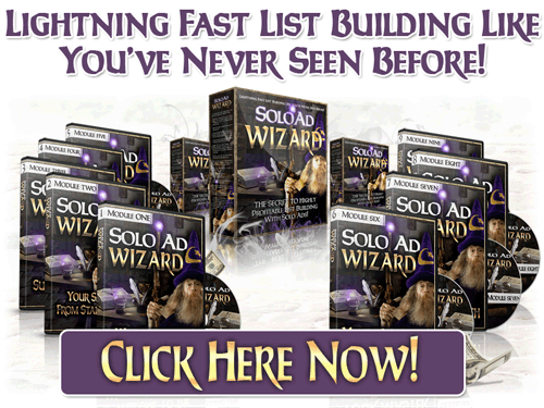 Solo Ad Wizard super fast list building